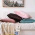 MIULEE Pack of 2 Velvet Pillow Covers Decorative Square Pillowcase Soft Solid Black Cushion Case for Sofa Bedroom Car 22 x 22 Inch 55 x 55 cm