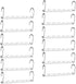 HOUSE DAY Magic Hangers Space Saving Hangers for Clothes Hangers Space Saving Wardrobe Clothing Hanger Organizer Closet Space Saver Hangers (12 Pack)