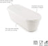Tovolo Glide-A-Scoop, Non-Slip Base, Insulated Ice Cream Tub, 2.5 Quart, White