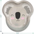Koala Bear Shaped Paper Dinner Plates and Lunch Napkins (Serves 16)