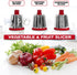 Nutrislicer 3-in1 Kitchen Spinning/Rotating Mandoline Countertop Vegetable Slicer Fruits Slicer Chopper Shredder Grater with 3 Stainless Steel Drum Blades For Vegetable, Fruits, Cheese As Seen On TV