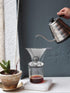 AINAAN Honeycombed Stainless Steel Coffee Filter, Reusable Tapered dripper with Removable Cup Holder, 2019, New Generation