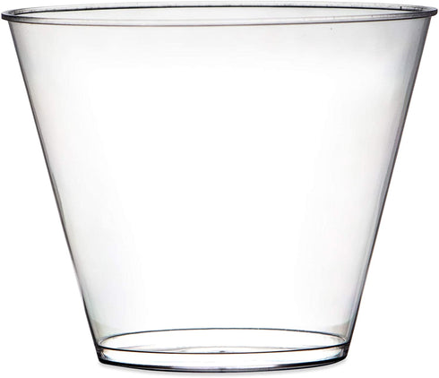 Plastic Cups - 9 oz. | Clear | 100 Pcs.