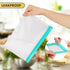 WIINXING Reusable Food Storage Bags- 12 Pack BPA FREE Stand Up and Flat Freezer Bags( 6 Large Leakproof Sandwich Bags + 6 Medium Food Grade Kids Snack Bags) Resealable Lunch Bag for Meat Fruit Veggies