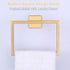 Aomasi Hand Towel Ring, SUS304 Stainless Steel Suqare Bath Towel Holder Light Luxury Style, Brushed Gold€¦