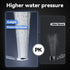 High Pressure Shower Head with Handheld, Zodight 6 Spray Mode Shower Heads with Power Cleaning Nozzle, 78 Inch Stainless Steel Hose, Adjustable Wall Mount Holder, Clean Tub, Tile and Pets