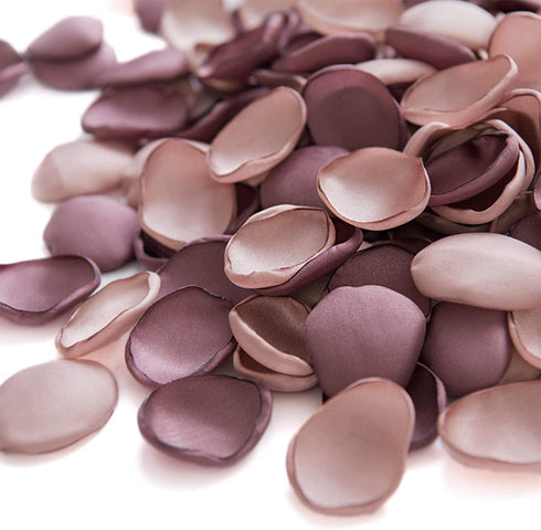 Ling's moment Silk Rose Petals 400PCS Dusty Rose Artificial Flowers Petals Flower Girl Scatter Petals for Wedding Table Centerpieces Aisle Confetti Party Favors Decoration