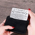 to My Boyfriend Gifts Wallet Card Insert for Him Men from Girlfriend to Boyfriend Husband to Be Christmas Valentine Stocking Suffers Anniversary Birthday Gifts I Love You Note Engagement Gifts Fiance