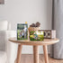 Acrylic Photo Frame 5x7 inches, Free Standing Desktop Double Sided Magnetic Picture Display, 10 + 10MM Thickness Clear Magnet Photo Frame with Microfiber Cloth, Gift Box Package