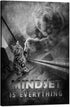 Modern Inspirational Picture Wall Art Mindset is Everything Cat and Tiger Motivational Entrepreneur Quotes Canvas Inspiring Painting Artwork Ready to Hang for Home Office Decor - 12''W x 18''H