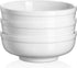 DOWAN Soup Bowls for Kitchen, 32 oz White Bowls for Cereal Salad Ramen Noodle, Porcelain Bowls with Non-slip Design, Sturdy and Easy to Hold, Set of 3, 7.25 Inch