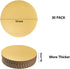 NPLUX 10 Inch Gold Cake Boards Gold Round Cake Cardboard Rounds, 30 Pack