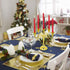 Dorlotou Metal Candelabra 5-Candle 10.1 Inch Tall Candle Holder Stick for Home Wedding Event and Party Festival,Gold