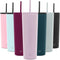 Simple Modern Insulated Tumbler Cup with Flip Lid and Straw Lid | Reusable Stainless Steel Water Bottle Iced Coffee Travel Mug | Classic Collection | 28oz (830ml) -Lavender Mist
