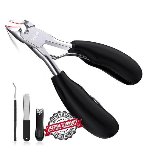 Sharp Toe Nail Clippers, Professional Podiatrist Toenail Clippers for Adult Ingrown Tool, Heavy Duty Toenail Clippers for Seniors Thick Nails, Pedicure Toenail Cutters for Arthritis Diabetic