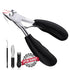 Sharp Toe Nail Clippers, Professional Podiatrist Toenail Clippers for Adult Ingrown Tool, Heavy Duty Toenail Clippers for Seniors Thick Nails, Pedicure Toenail Cutters for Arthritis Diabetic