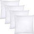 Utopia Bedding Throw Pillows Insert (Pack of 4, White) - 14 x 14 Inches Bed and Couch Pillows - Indoor Decorative Pillows