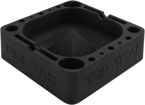 Pulsar Tap Tray Silicone Ashtray - Assorted Colors (Black)