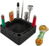 Pulsar Tap Tray Silicone Ashtray - Assorted Colors (Black)