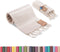 Realgrandbazaar Luna Turkish Towels Beach Towels %100 Cotton - Pre Washed Sand Free Quick Dry Soft 39x71 Bath Turkish Towel Beach Towel for Adults Oversized Clearance Goqan by realgrandbazaar (Beige)