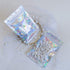 100 Pieces Mylar Holographic Resealable Bags - 4 x 6" Smell Proof Bags, Foil Pouch Ziplock Bags for Party Favor Food Storage (Holographic Color, 4 x 6 Inch)