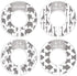 Baby Closet Size Dividers | Set of 8 | Nursery Clothes Organization Sized from Newborn | 1-24 Months to Toddler | Perfect for Baby Shower (Unisex - Animals)