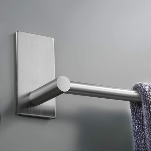 KES Adhesive Towel Bar 20-Inch Bathroom Towel Holder No Drill Stick on Towel Hanger Contemporary Style Wall Mount SUS 304 Stainless Steel Brushed Finish, A7000S50B-2