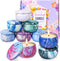 Scented Candles Gift Set for Women, 9 Pack Aromatherapy Candles for Stress Relief & Valentine's Day Gift, Soy Wax Candles Include Vanilla, Rose, Lavender, Jasmine