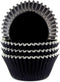 Eoonfirst Foil Metallic Cupcake Liners Halloween Party Standard Baking Cups 100 Pcs (Black)