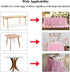 Pink Tutu Table Skirt 6ft Tutu Tablecloths for Parties Tulle Table Skirt for Rectangle Tables Skirt for Birthday Party Wedding Princess Baby Shower Tablecloth Cake Dessert Banquet Table Decorations