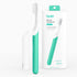 Quip Adult Electric Toothbrush - Sonic Toothbrush with Travel Cover & Mirror Mount, Soft Bristles, Timer, and Plastic Handle - Green
