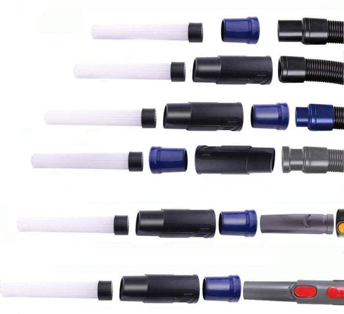 Wonlives 1 1/4 inch Shop Vacuum Attachments Brushes for Shop Vac Accessories 1/4 inch 1 3/8 inch Vacuum Cleaner Accessories, Set of 8