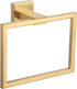Aomasi Hand Towel Ring, SUS304 Stainless Steel Suqare Bath Towel Holder Light Luxury Style, Brushed Gold€¦