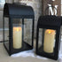 Homemory 3"x 7" Outdoor Waterproof Flameless Candles with Timers and Remote Control, Battery Operated Candles, LED Plastic Candles, Ivory, Set of 3