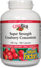 CranRich by Natural Factors, Super Strength Cranberry Concentrate, Antioxidant Supplement for Urinary Tract Support, Non-GMO, 180 Capsules