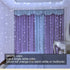 String Lights Curtain USB or Battery Powered, Bedroom Fairy Lights with Remote for Wall Party Christmas Indoor Outdoor Decor,(Cool White,7.87Ft x 5.9Ft)