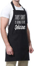 Miracu Funny Aprons for Men, Women with 3 Pockets - Mothers Day, Birthday Gifts for Mom, Wife, Friend, Dad, Husband, Boyfriend - BBQ Kitchen Cooking Baking Chef Apron - This is Going to be Delicious