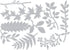 Sizzix 661206 Thinlits Die Set, Garden Greens by Tim Holtz (9/Pack)