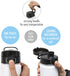 MIRA Stainless Steel Water Bottle - Hydro Vacuum Insulated Metal Thermos Flask Keeps Cold for 24 Hours, Hot for 12 Hours - BPA-Free One Touch Spout Lid Cap - 24 oz (710 ml), Space Blue