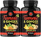 Angry Supplements Turmeric Curcumin & Ginger Maxx, 95% Curcuminoids with Black Pepper, Reduce Inflammation & Joint Support, Antioxidant, 1355mg Blend of Non-GMO Ingredients (2-Bottles)