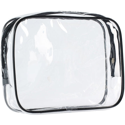 ScivoKaval Clear Carry-On Travel Toiletry Bag TSA 3 1 1 Airline Quart Bag 1 Quart Sized with Zipper for Men and Women 1 Pack