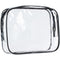 ScivoKaval Clear Carry-On Travel Toiletry Bag TSA 3 1 1 Airline Quart Bag 1 Quart Sized with Zipper for Men and Women 1 Pack