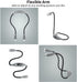 Book Light, Book Light for Reading in Bed, Fast Recharge, Neck Reading Light Slim with 3 Modes, Super Flexy, Hands Free Versatile Neck Light, Up to 70 Hours.Gift for Knitting, Sewing, Camping(Grey)