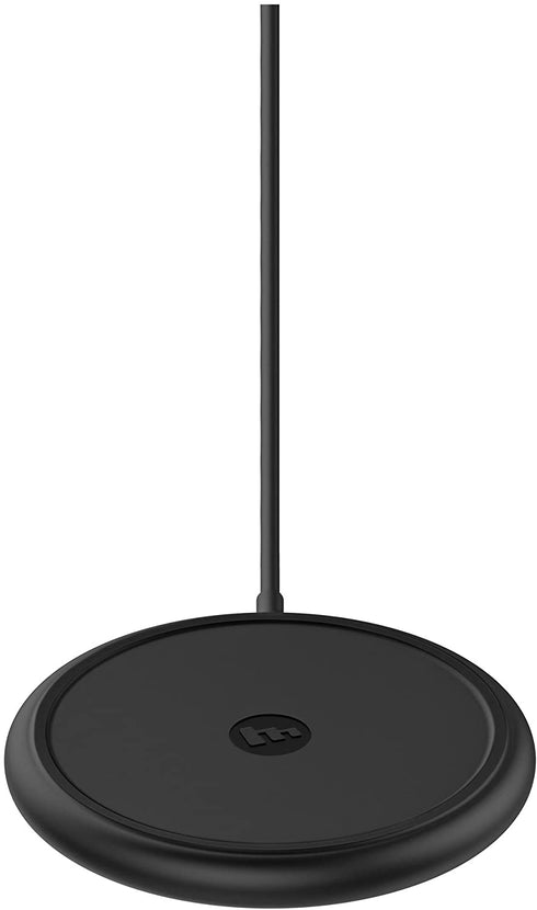 mophie 4116_WRLS-CHGPAD-AC-BLK-NA - Wireless Charge Pad - Apple Optimized - 7.5W Qi Wireless Technology for Apple iPhone 11, 11 Pro, 11 Pro Max, XR, XS Max, X/ XS, 8 and 8 Plus - Black