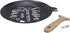 NIKKY HOME 15" x 24" Pan Shaped Metal Kitchen Sign Wall Decor with Quote Season Everything with Love, Black