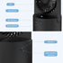 Cool Mist Air Diffuser, toberto 3 Speeds Rechargeable Portable Personal Mist USB Quiet Mini Fan Black