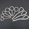 1/8", 5/32" and 7/32" Three Sizes of Hex Key Dogging Key Allen Key with Full Loop for Key Ring, Allen Wrench Door Key for Push Bar Panic Exit Devices 9 Pieces – Solid Metal