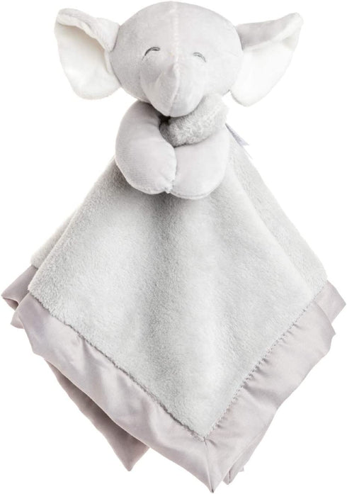 KIDS PREFERRED Carter's Elephant Plush Stuffed Animal Snuggler Lovey Security Blanket - Gray