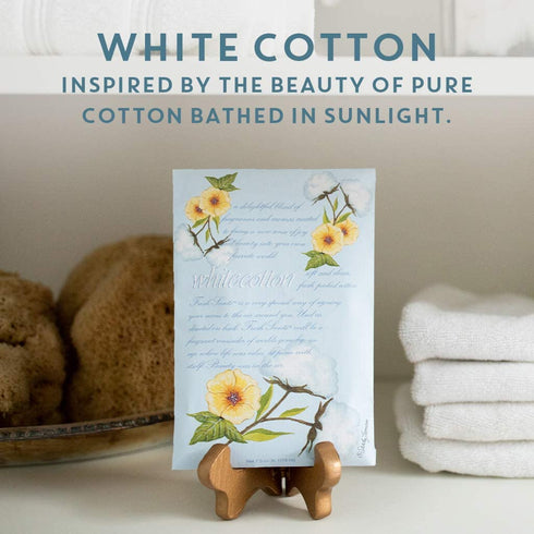 WILLOWBROOK Fresh Scents Scented Sachets - White Cotton