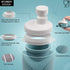 SPECIAL MADE Collapsible Water Bottles Leakproof Valve Reuseable BPA Free Silicone Foldable Travel Water Bottle for Gym Camping Hiking Travel Sports Lightweight Durable 20oz Dark Green